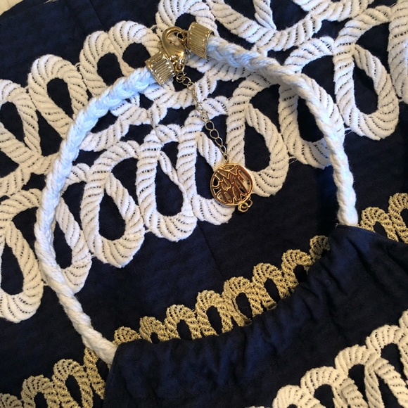 Lilly Pulitzer Cambrey Dress - True Navy Rope Me - Picture 3 of 6
